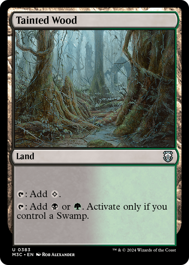 Tainted Wood (Ripple Foil) [Modern Horizons 3 Commander] | Boutique FDB TCG