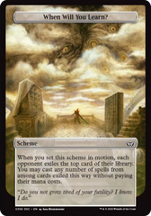 When Will You Learn? (Full Art) [Duskmourn: Archenemy] | Boutique FDB TCG