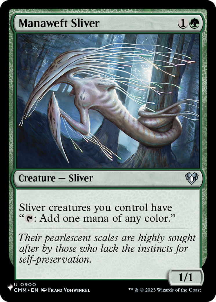 Manaweft Sliver (CMM) [The List] | Boutique FDB TCG