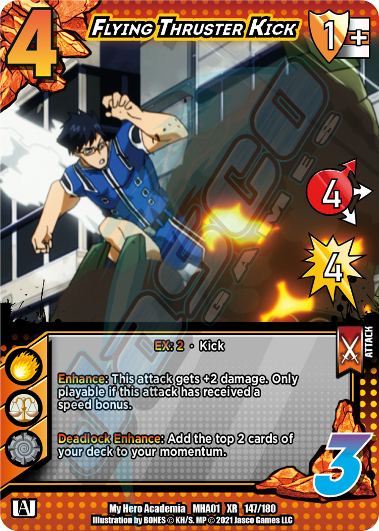 Flying Thruster Kick [Series 1 XR Unlimited] | Boutique FDB TCG