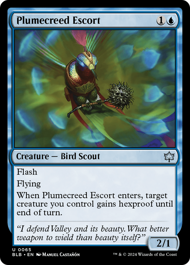 Plumecreed Escort [Bloomburrow] | Boutique FDB TCG