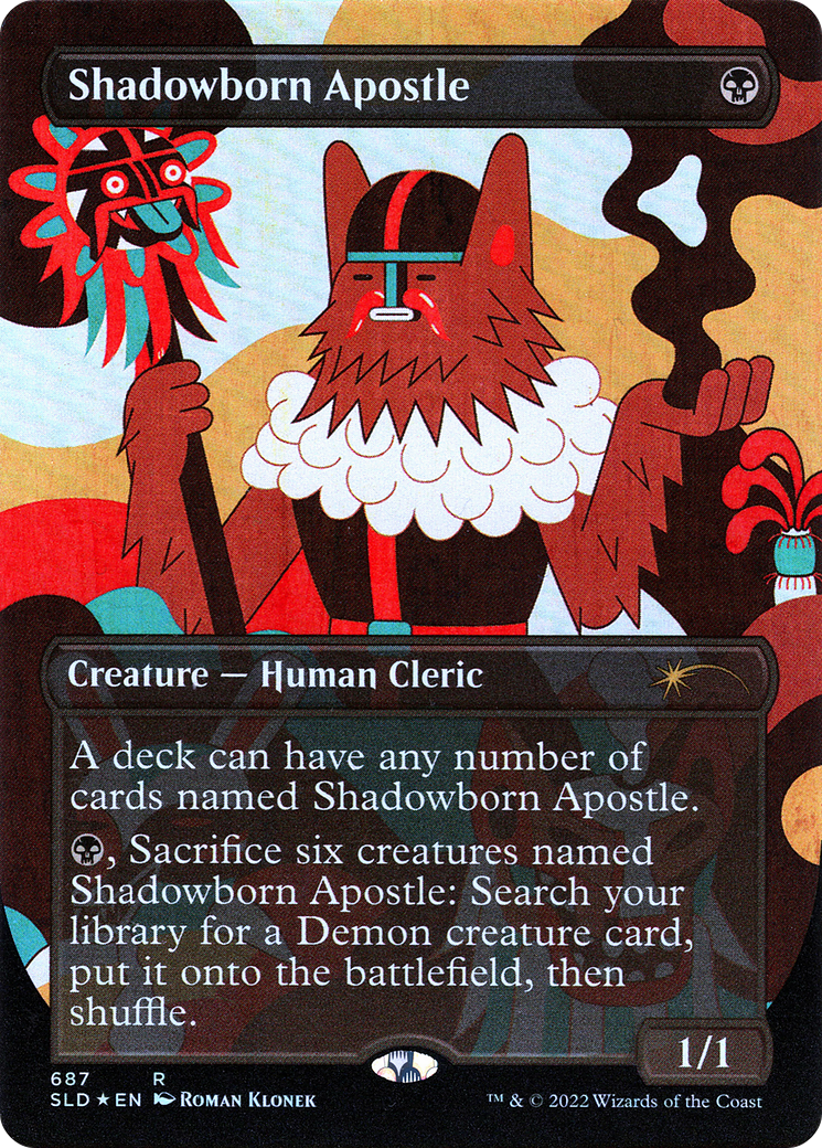 Shadowborn Apostle (687) (Borderless) [Secret Lair Drop Promos] | Boutique FDB TCG