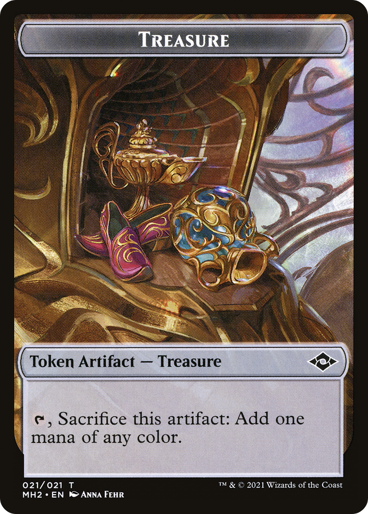 Treasure // Daretti Emblem Double-Sided Token [Secret Lair Drop Series] | Boutique FDB TCG