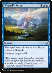 Wizard's Retort [The List] | Boutique FDB TCG