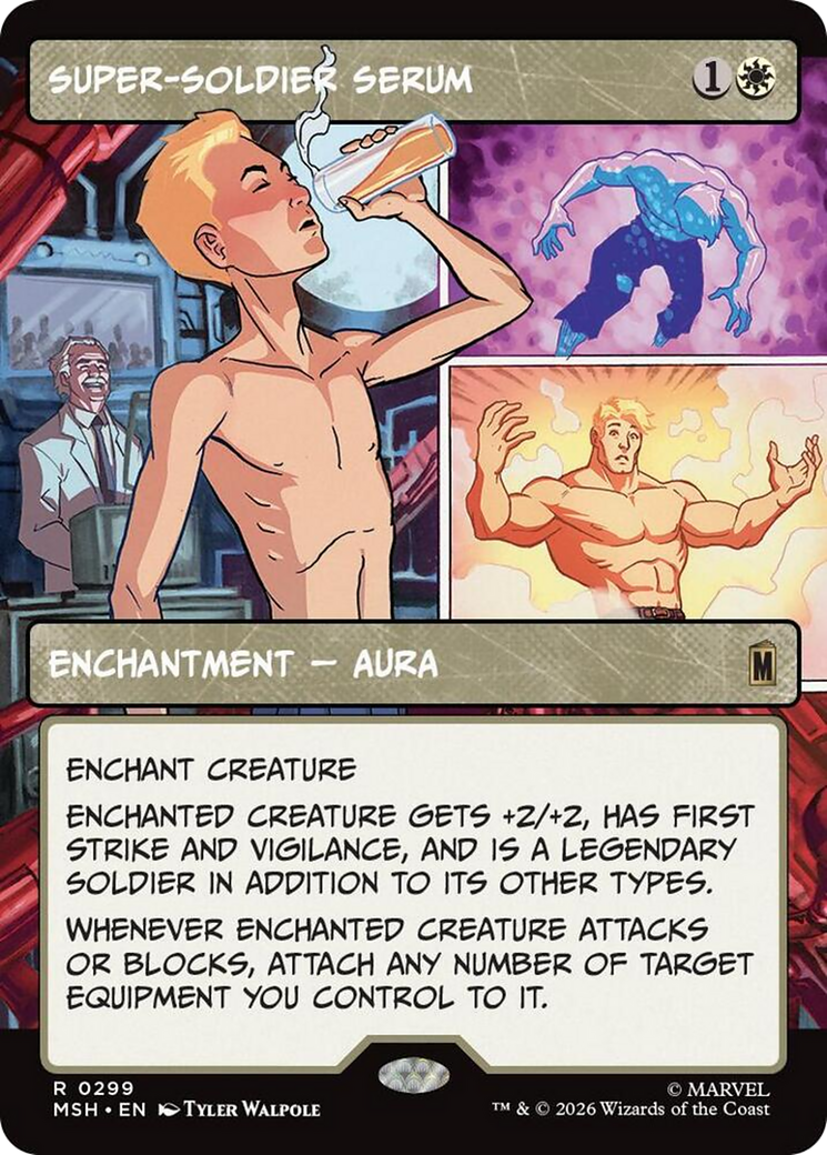 Super-Soldier Serum (Borderless) [Marvel Super Heroes] | Boutique FDB TCG