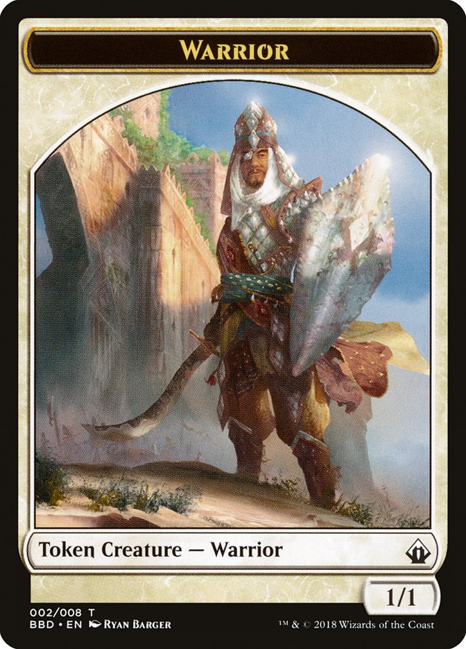 Warrior Token [Battlebond Tokens] | Boutique FDB TCG