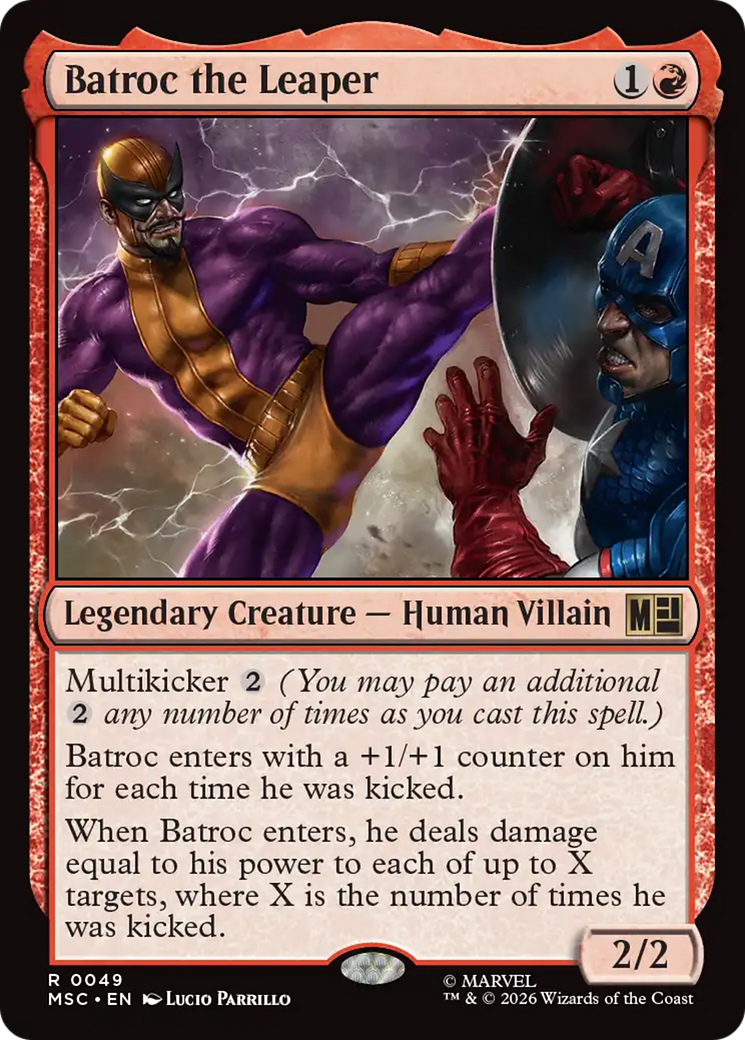 Batroc the Leaper (Surge Foil) [Marvel Super Heroes Commander] | Boutique FDB TCG