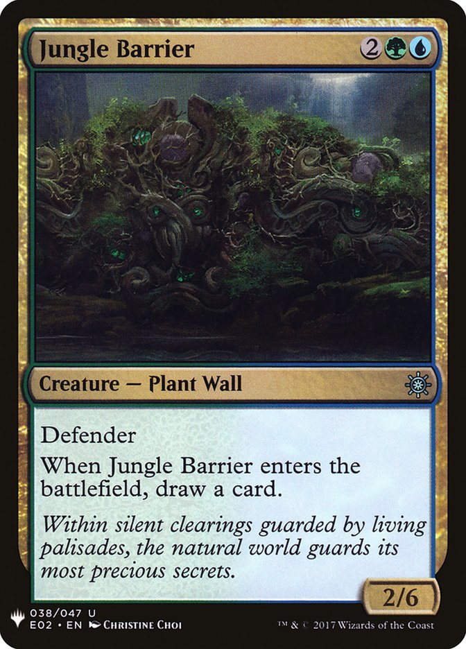 Jungle Barrier [Mystery Booster] | Boutique FDB TCG