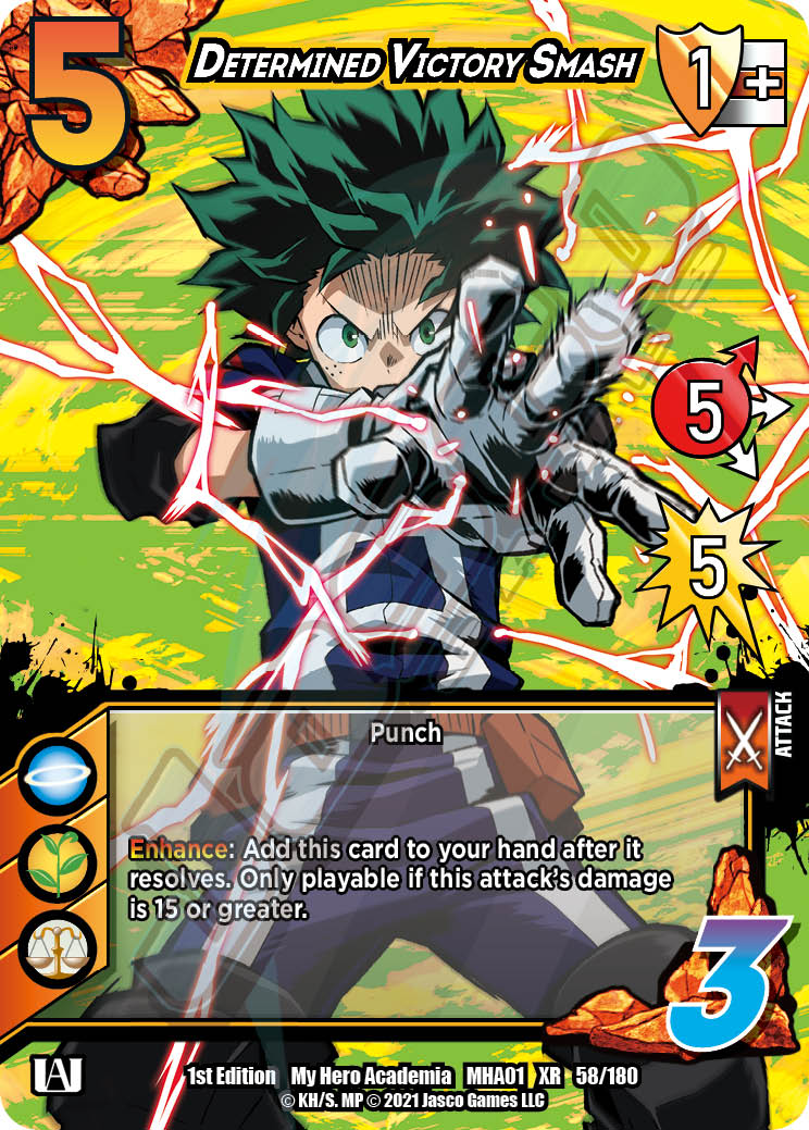 Determined Victory Smash [Series 1 XR] | Boutique FDB TCG