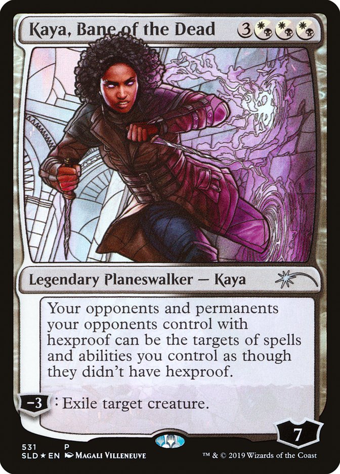 Kaya, Bane of the Dead (Stained Glass) [Secret Lair Drop Promos] | Boutique FDB TCG