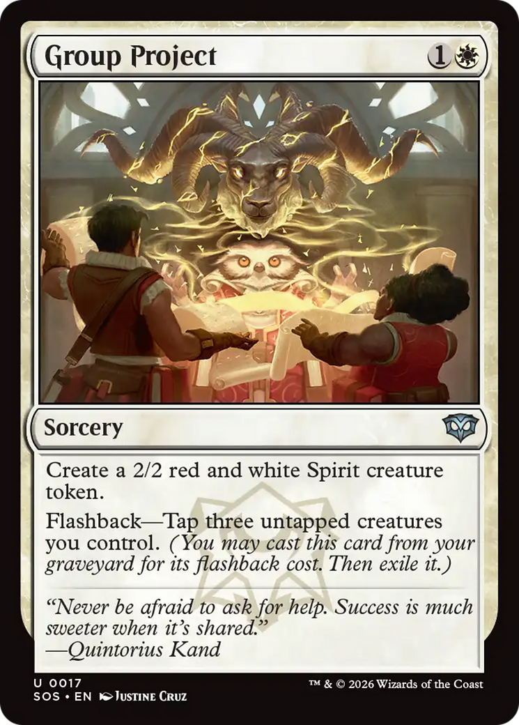 Group Project [Secrets of Strixhaven] | Boutique FDB TCG