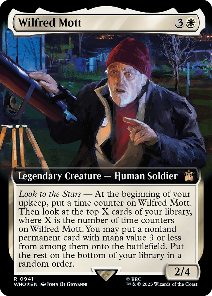 Wilfred Mott (Extended Art) (Surge Foil) [Doctor Who] | Boutique FDB TCG