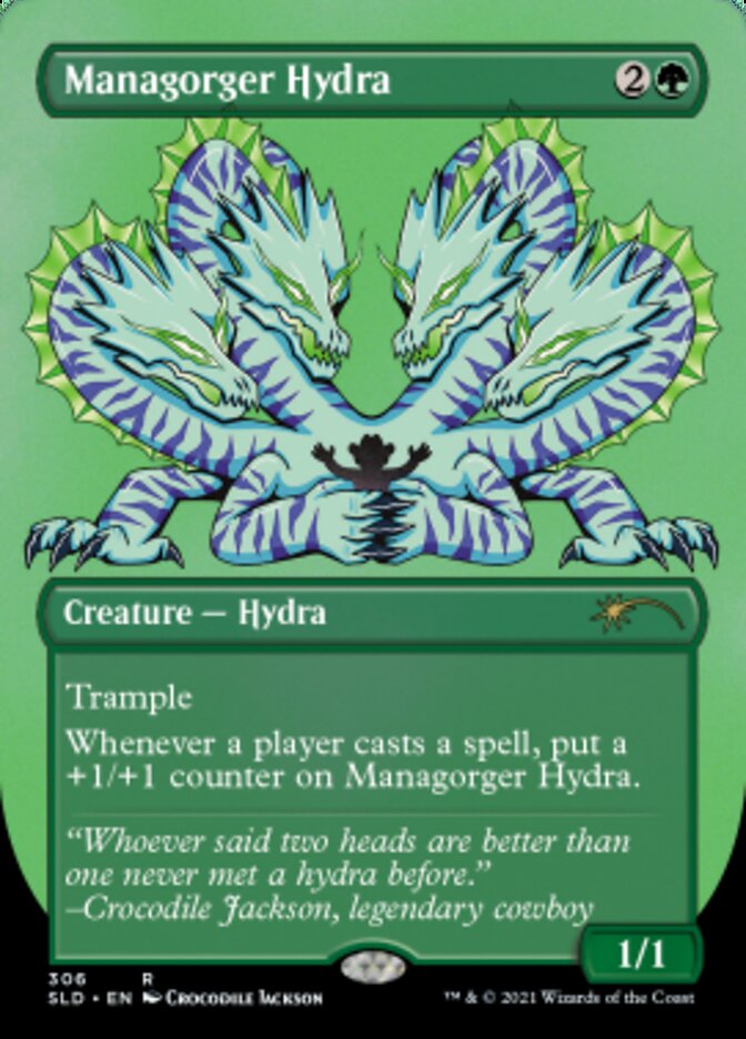 Managorger Hydra (Borderless) (Foil Etched) [Secret Lair Drop Series] | Boutique FDB TCG