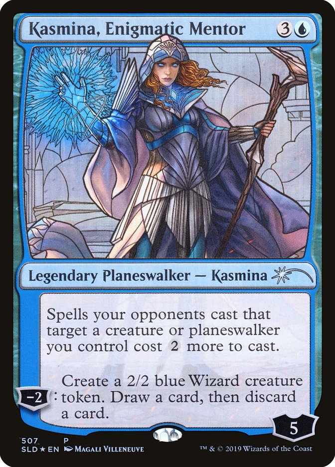 Kasmina, Enigmatic Mentor (Stained Glass) [Secret Lair Drop Promos] | Boutique FDB TCG