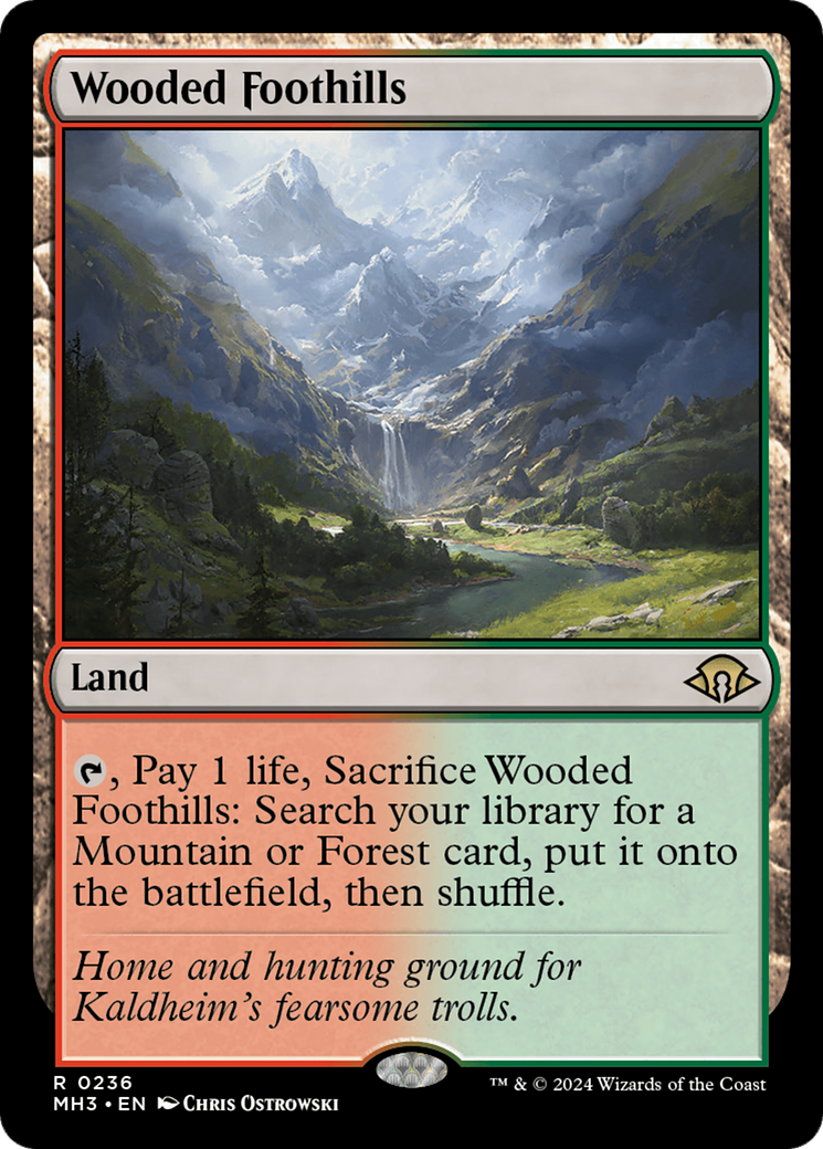 Wooded Foothills [Modern Horizons 3] | Boutique FDB TCG