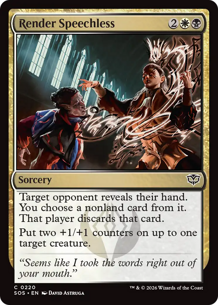 Render Speechless [Secrets of Strixhaven] | Boutique FDB TCG