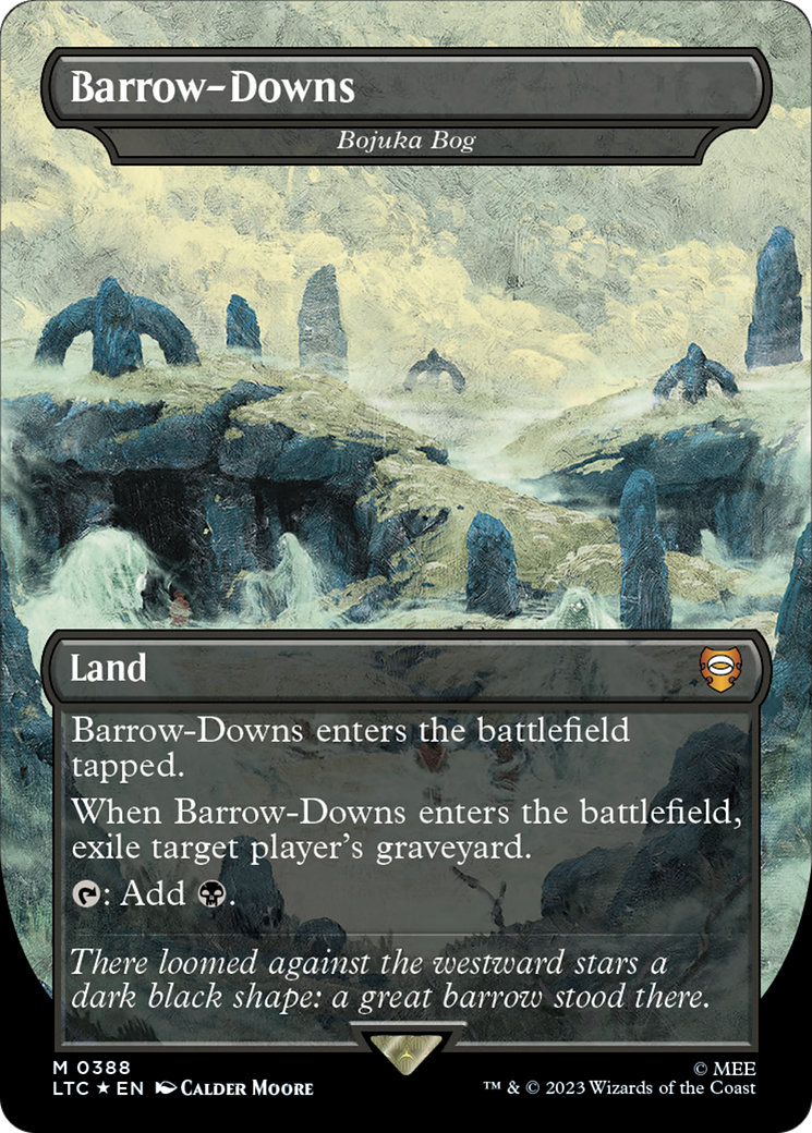 Barrow-Downs - Bojuka Bog (Surge Foil Realms and Relics) [The Lord of the Rings: Tales of Middle-Earth Commander] | Boutique FDB TCG