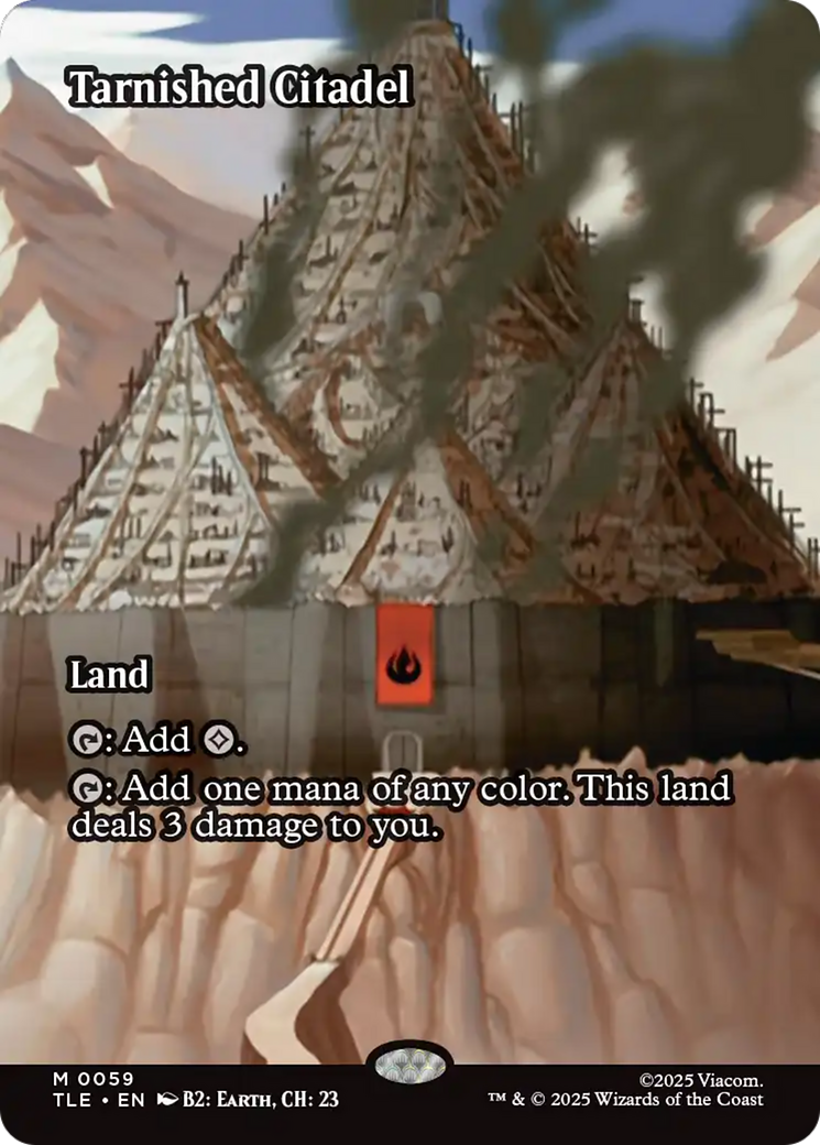 Tarnished Citadel (Borderless) [Avatar: The Last Airbender: Eternal-Legal] | Boutique FDB TCG