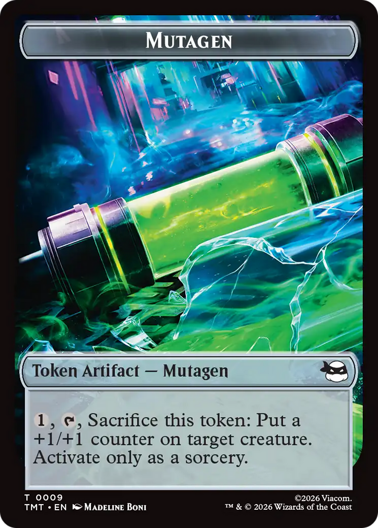 Ninja // Mutagen Double-Sided Token [Teenage Mutant Ninja Turtles Tokens] | Boutique FDB TCG