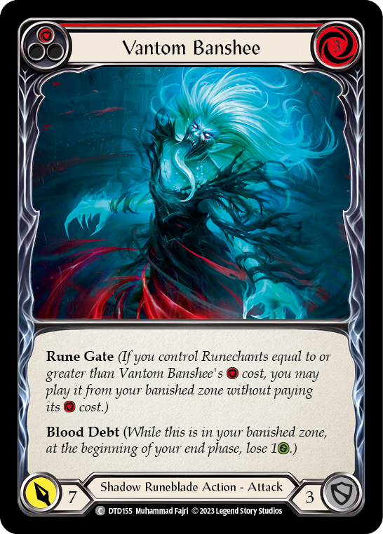 Vantom Banshee (Red) [DTD155] (Dusk Till Dawn) | Boutique FDB TCG