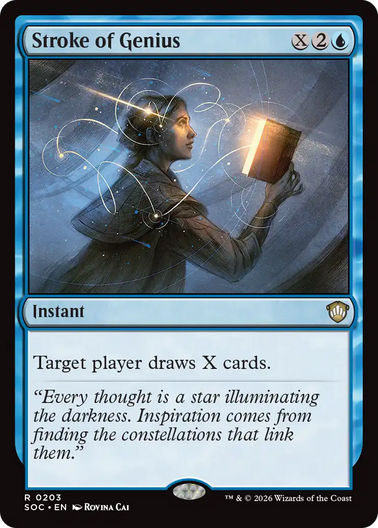 Stroke of Genius [Secrets of Strixhaven Commander] | Boutique FDB TCG