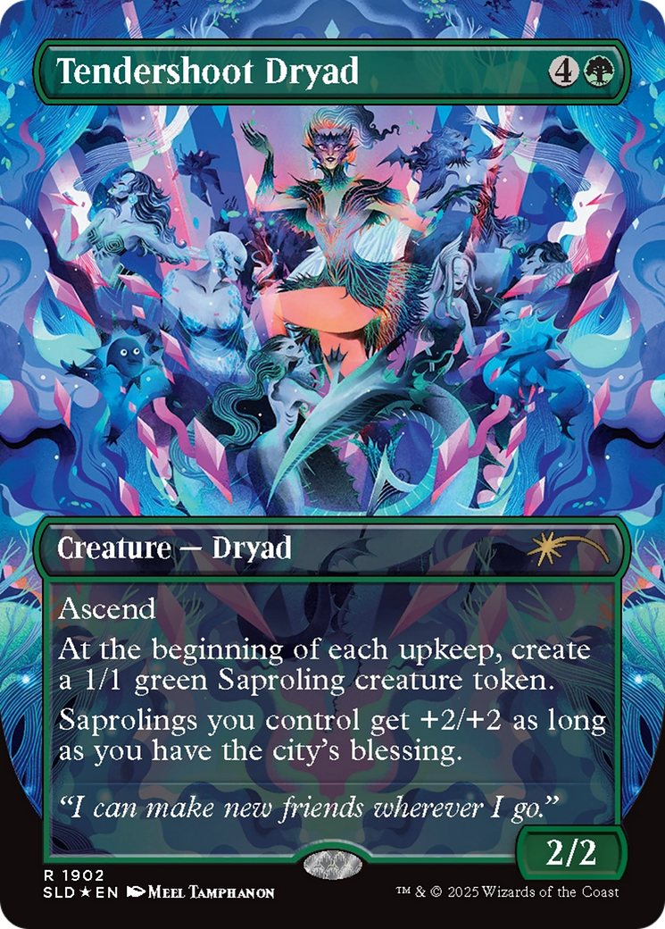 Tendershoot Dryad (Double Rainbow Foil) [Secret Lair Drop Series] | Boutique FDB TCG