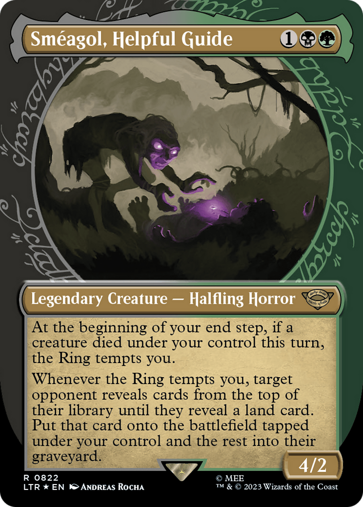 Smeagol, Helpful Guide (Showcase) (Surge Foil) [The Lord of the Rings: Tales of Middle-Earth] | Boutique FDB TCG