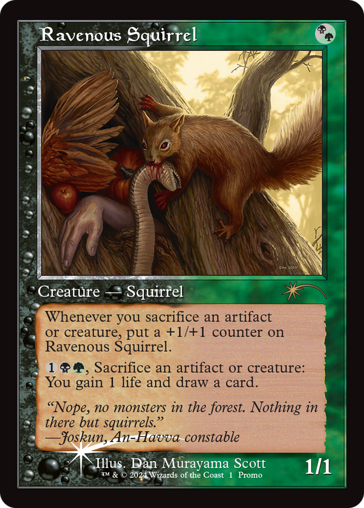 Ravenous Squirrel (Open House) [Wizards Play Network 2024] | Boutique FDB TCG