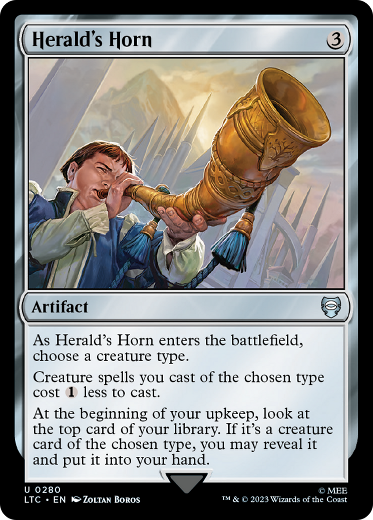 Herald's Horn [The Lord of the Rings: Tales of Middle-Earth Commander] | Boutique FDB TCG