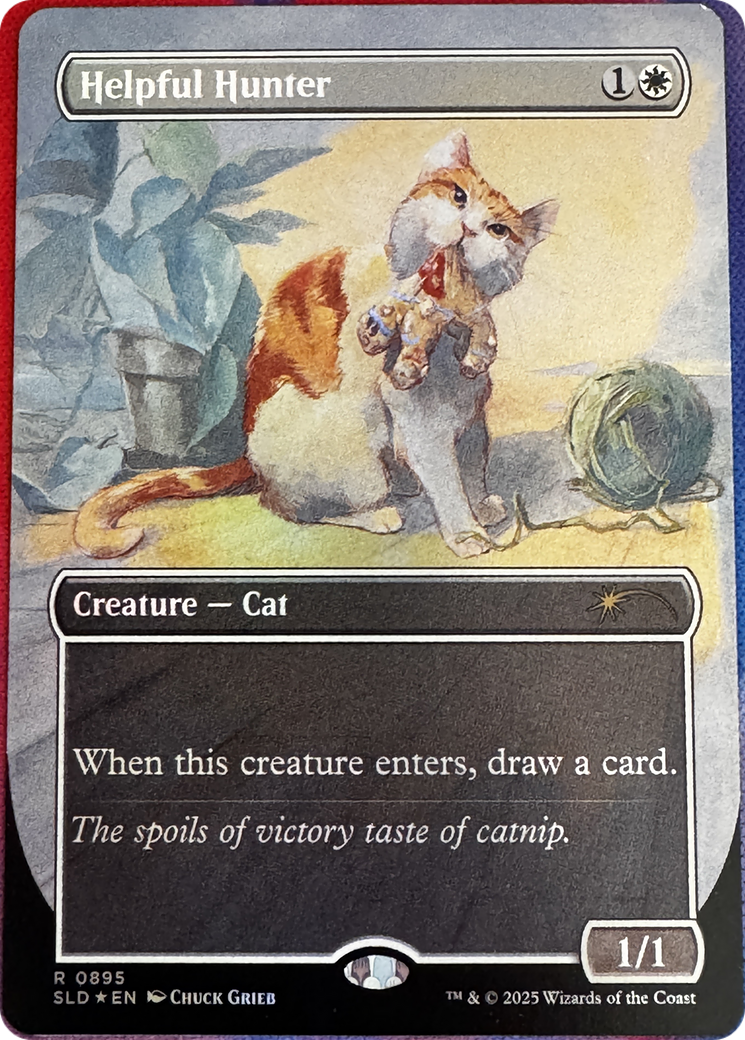 Helpful Hunter (0895) (Rainbow Foil) [Secret Lair Drop Series] | Boutique FDB TCG