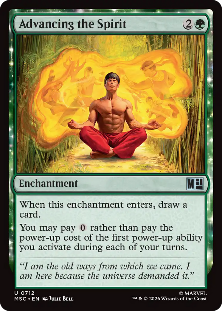 Advancing the Spirit [Marvel Super Heroes Commander] | Boutique FDB TCG