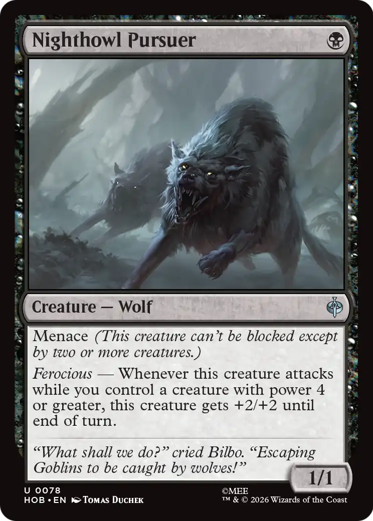 Nighthowl Pursuer [The Hobbit] | Boutique FDB TCG