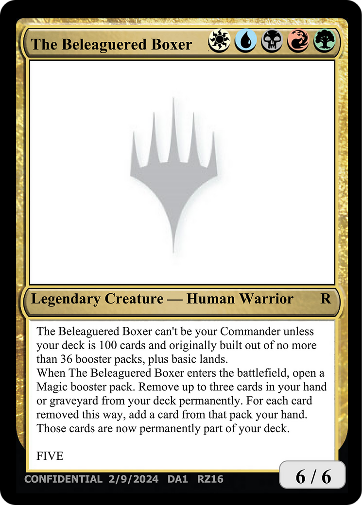 The Beleaguered Boxer [Unknown Event] | Boutique FDB TCG