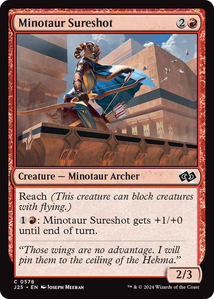 Minotaur Sureshot [Foundations Jumpstart] | Boutique FDB TCG