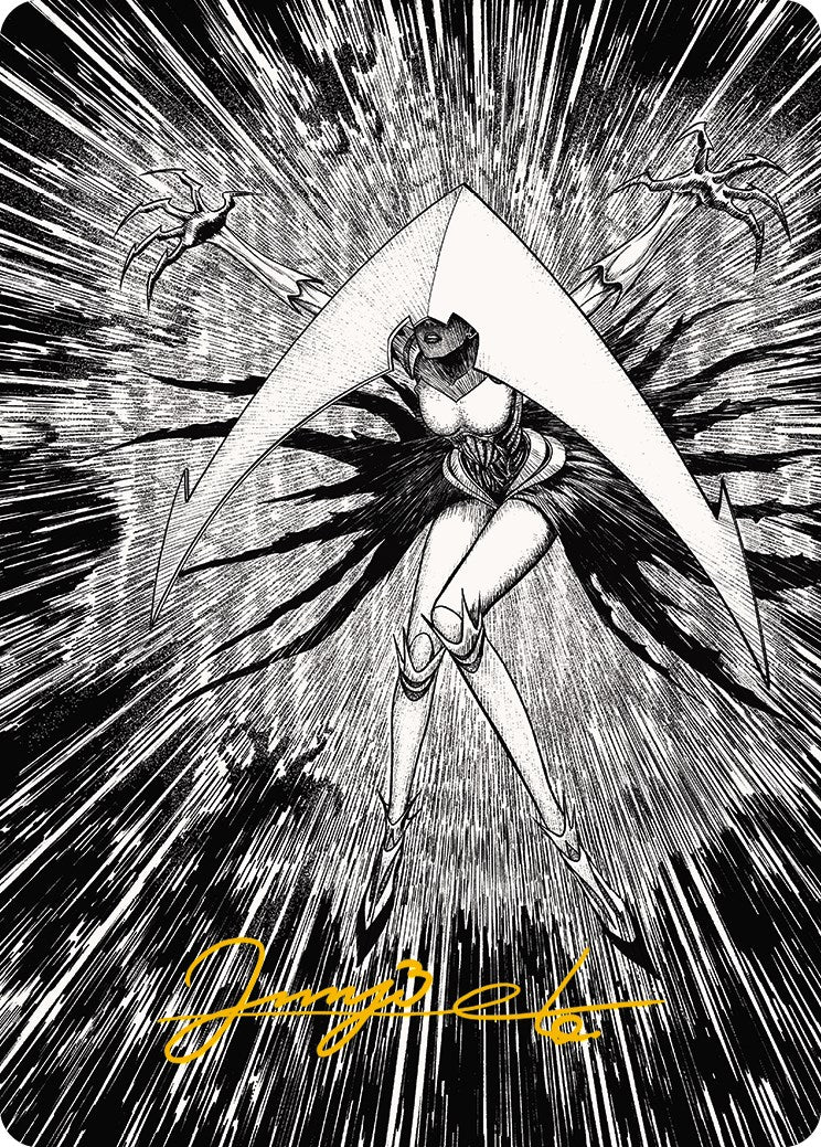 Elesh Norn, Mother of Machines 2 Art Card (Gold-Stamped Signature) [Phyrexia: All Will Be One Art Series] | Boutique FDB TCG