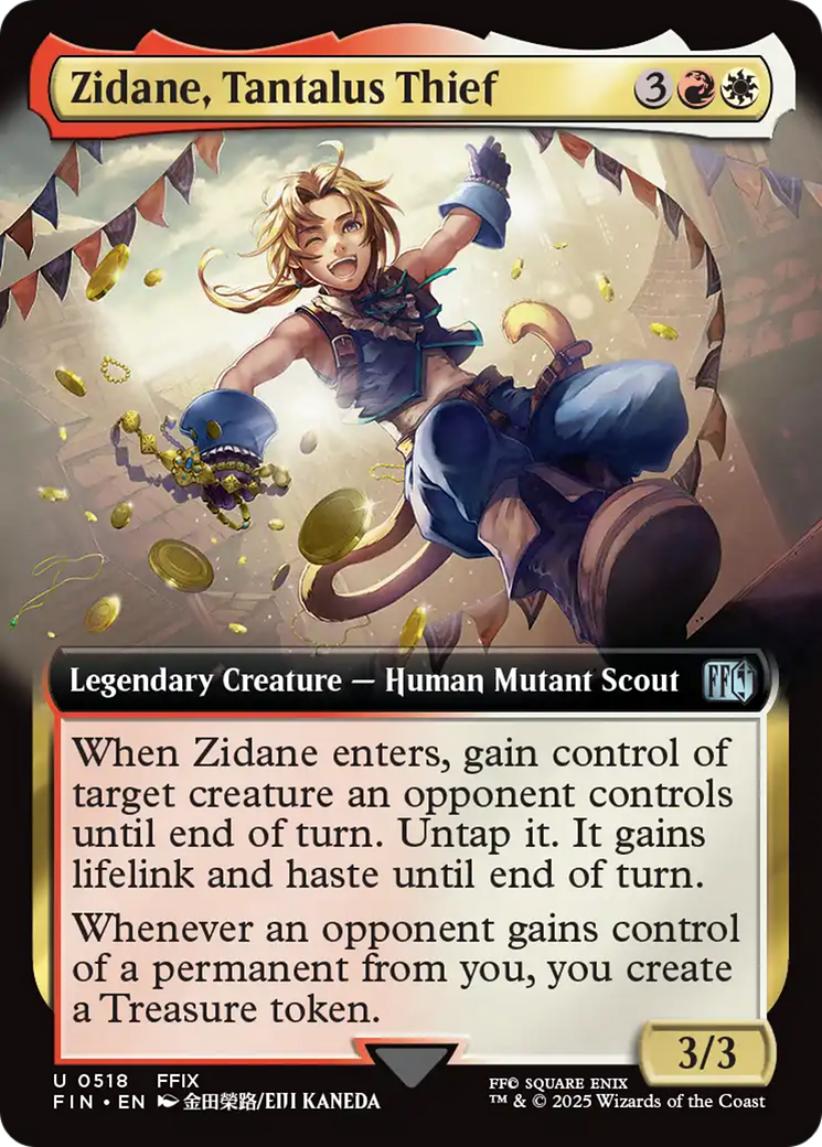 Zidane, Tantalus Thief (Extended Art) [FINAL FANTASY] | Boutique FDB TCG