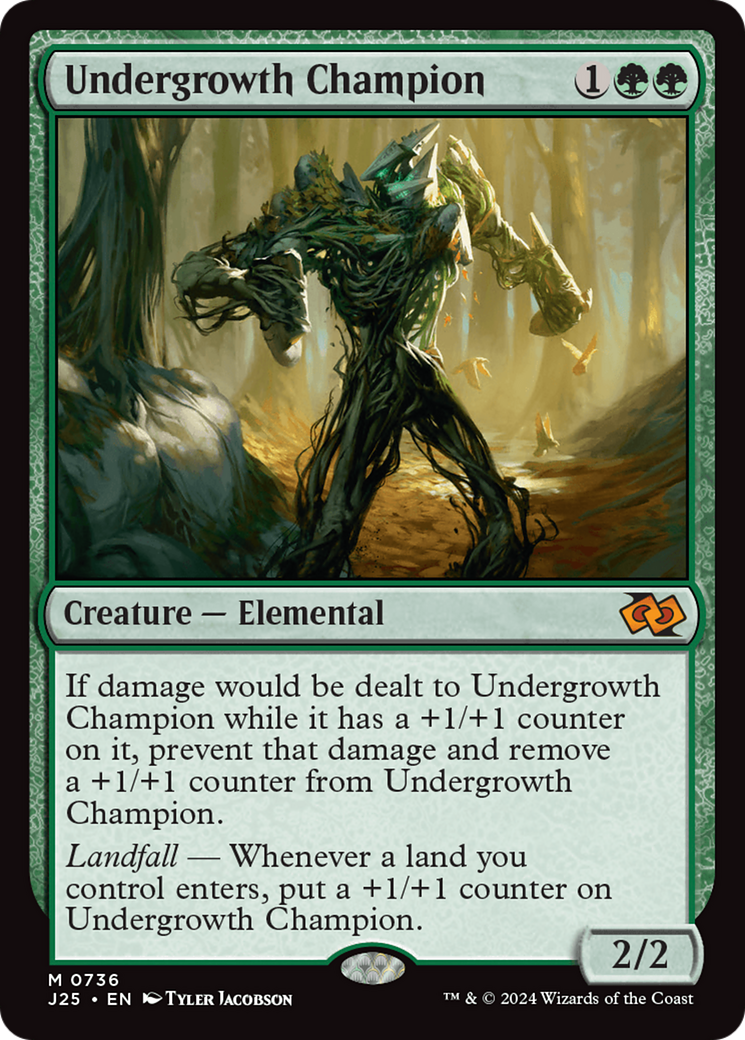 Undergrowth Champion [Foundations Jumpstart] | Boutique FDB TCG