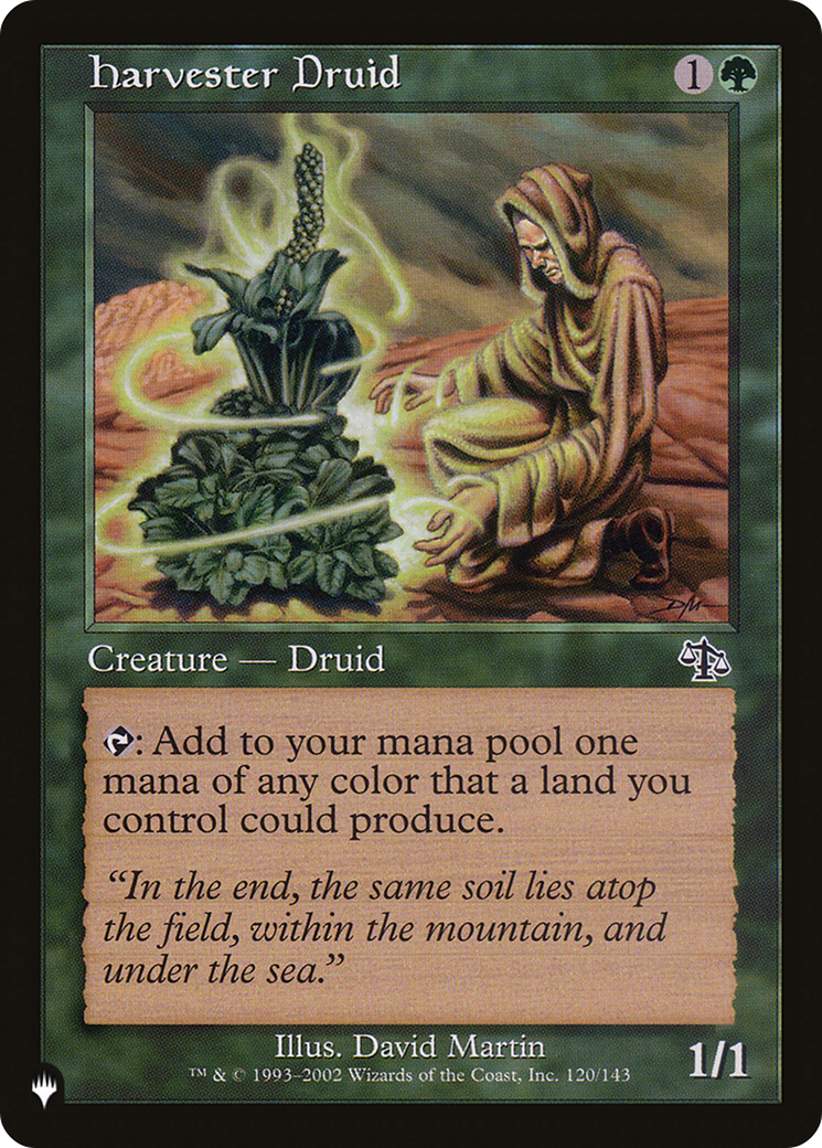 Harvester Druid [The List] | Boutique FDB TCG