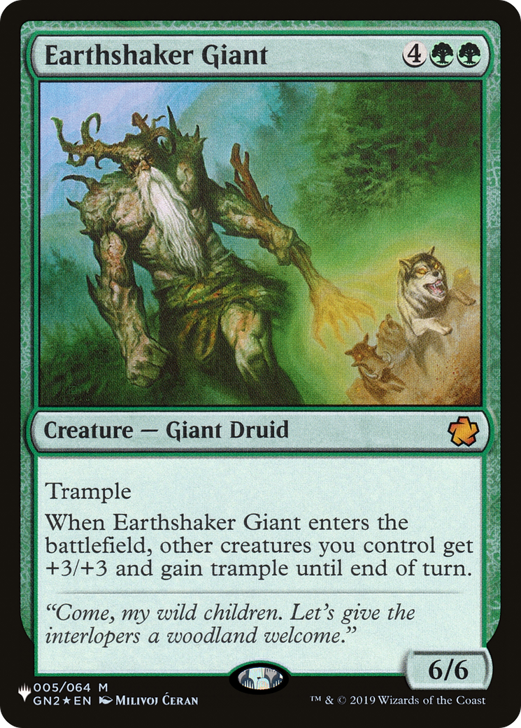 Earthshaker Giant [The List] | Boutique FDB TCG