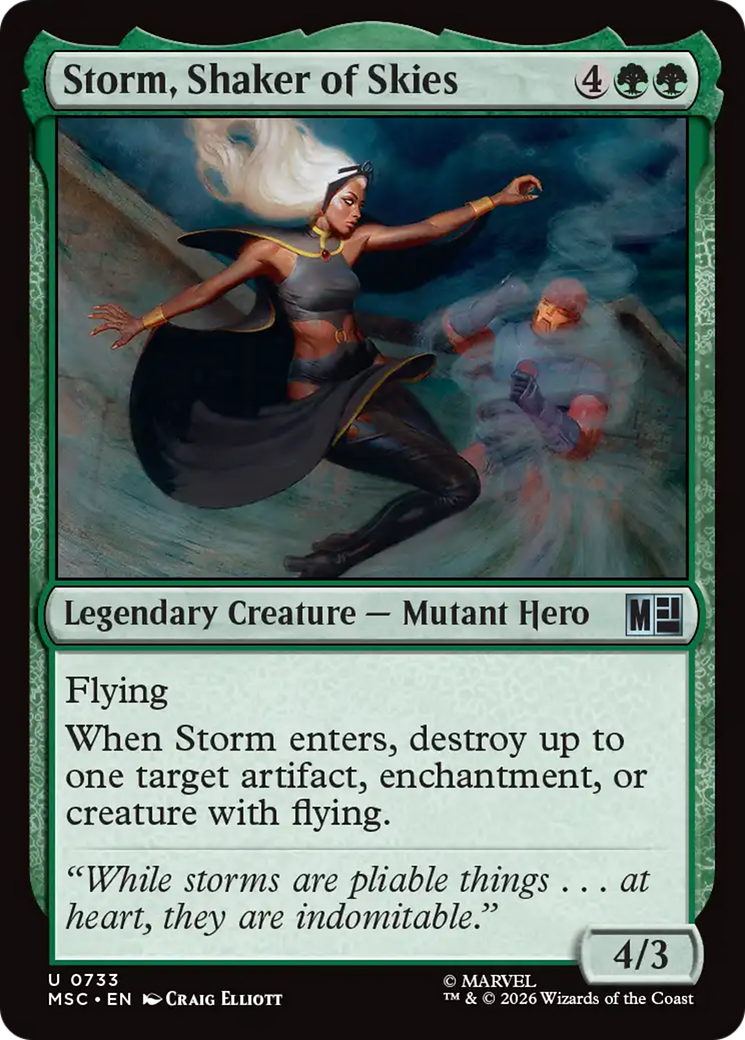 Storm, Shaker of Skies [Marvel Super Heroes Commander] | Boutique FDB TCG