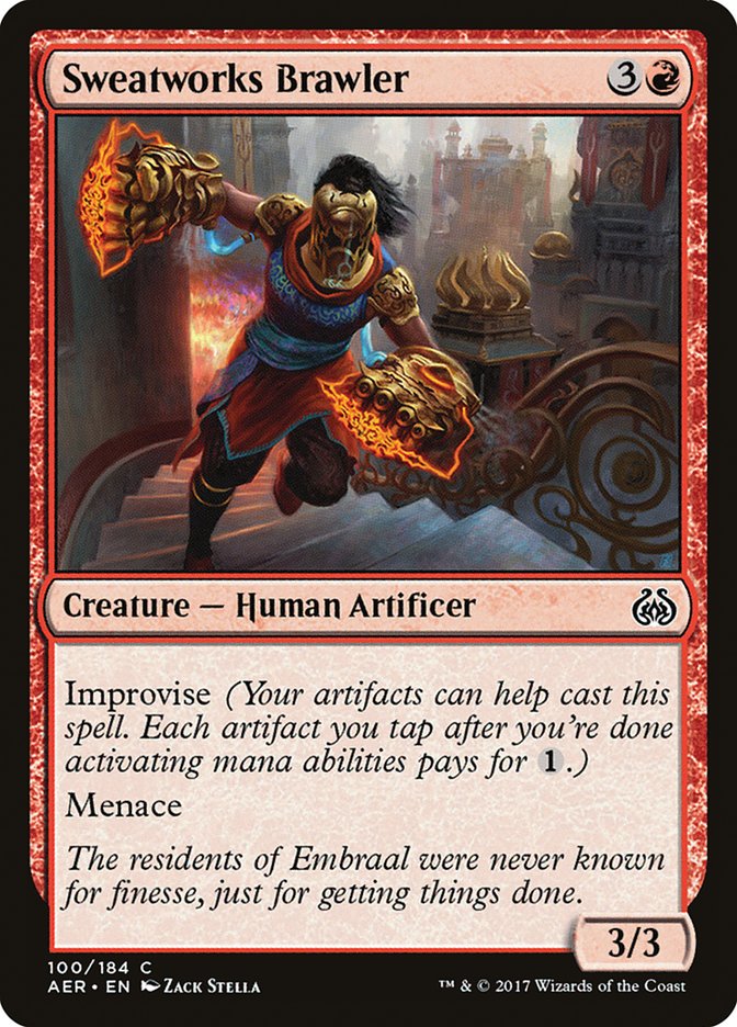 Sweatworks Brawler [Aether Revolt] | Boutique FDB TCG