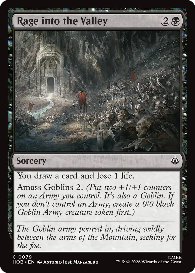 Rage into the Valley [The Hobbit] | Boutique FDB TCG