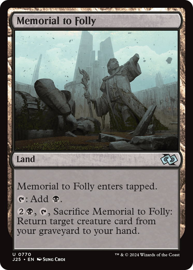 Memorial to Folly [Foundations Jumpstart] | Boutique FDB TCG