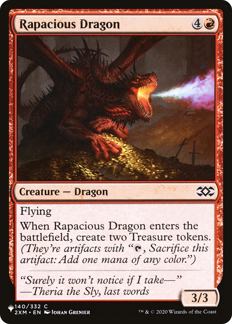 Rapacious Dragon [The List] | Boutique FDB TCG