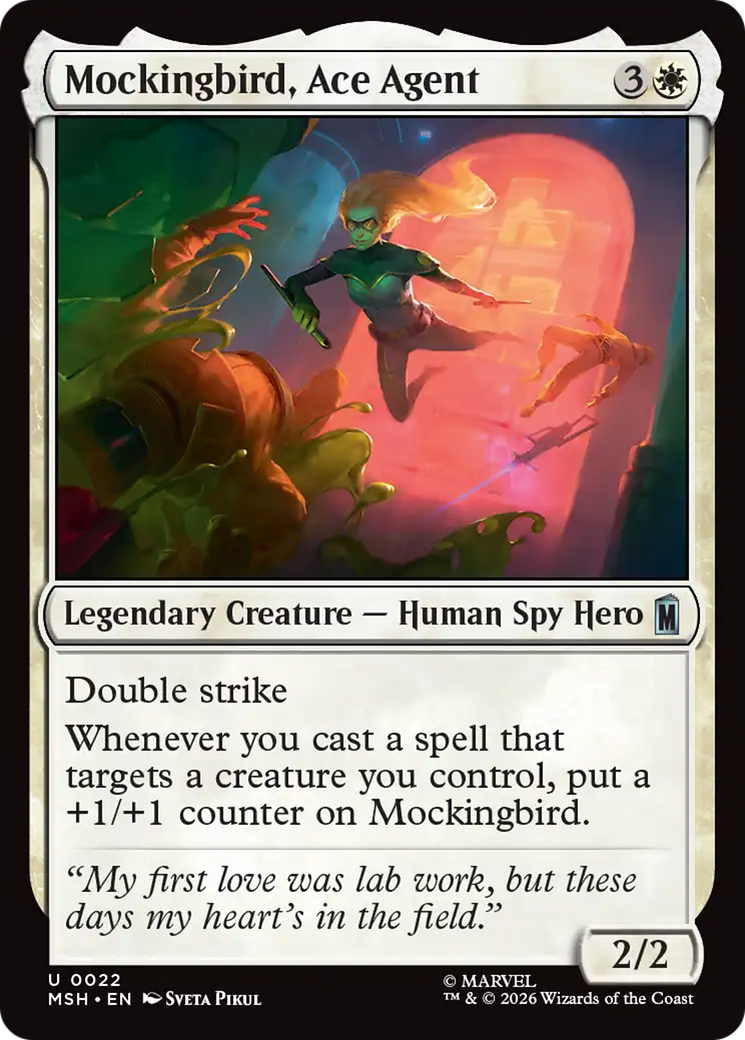 Mockingbird, Ace Agent [Marvel Super Heroes] | Boutique FDB TCG