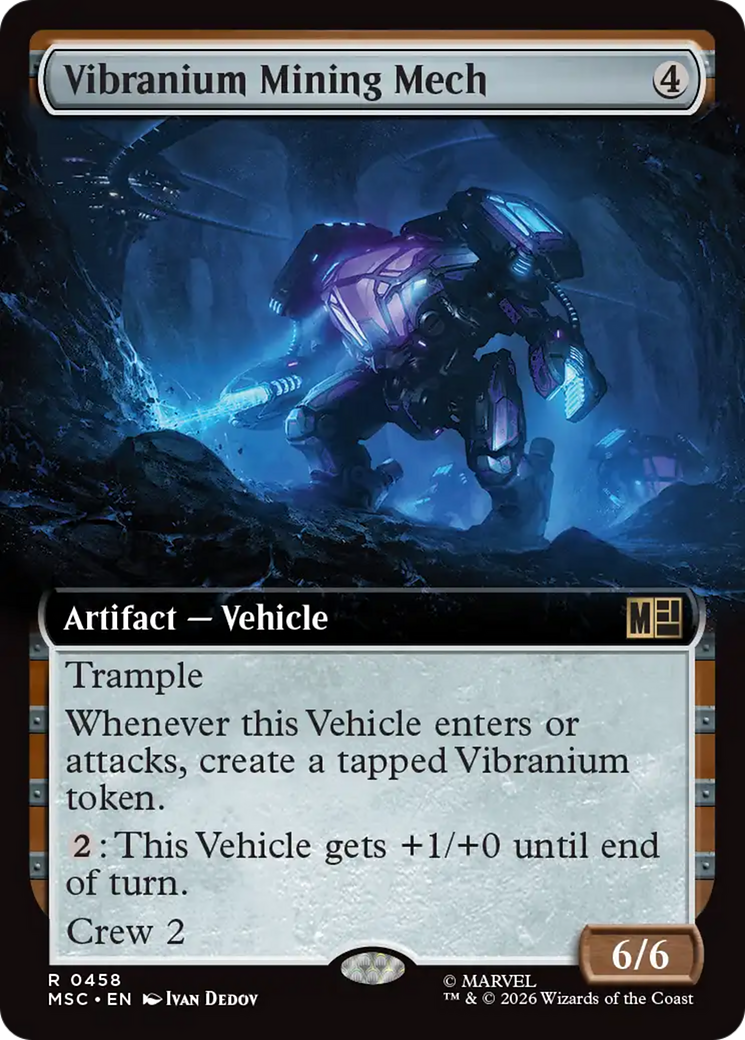 Vibranium Mining Mech (Extended Art) [Marvel Super Heroes Commander] | Boutique FDB TCG