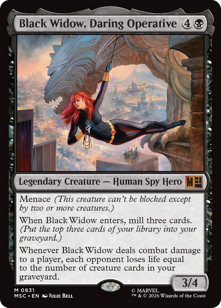 Black Widow, Daring Operative [Marvel Super Heroes Commander] | Boutique FDB TCG