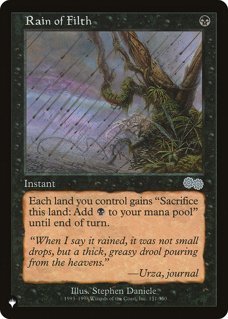 Rain of Filth [The List] | Boutique FDB TCG