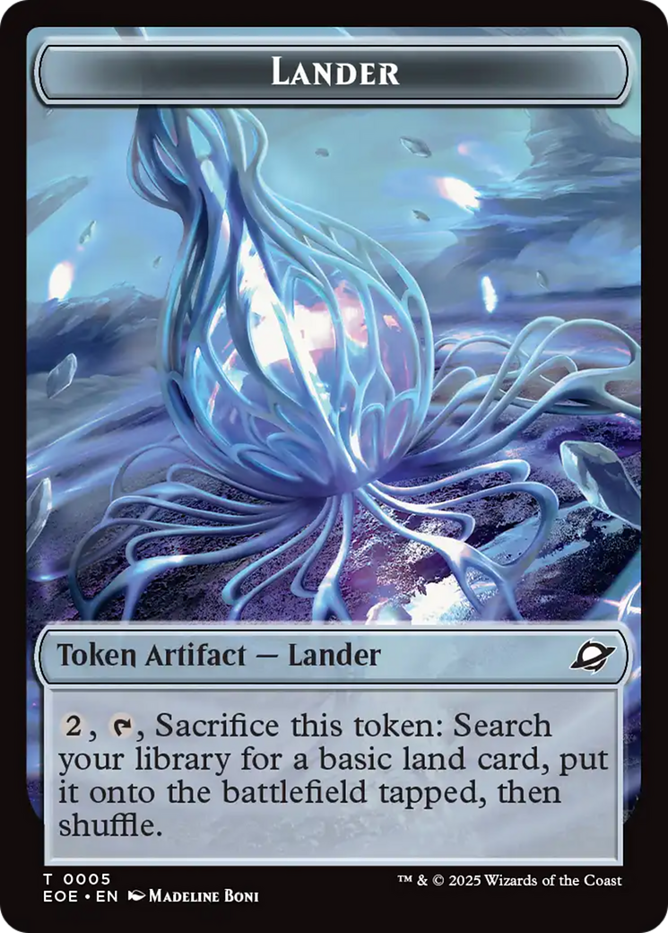 Robot // Lander (0005) Double-Sided Token [Edge of Eternities Tokens] | Boutique FDB TCG