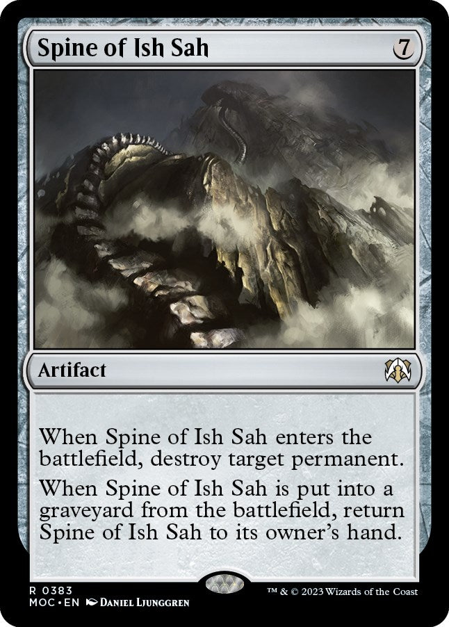 Spine of Ish Sah [March of the Machine Commander] | Boutique FDB TCG